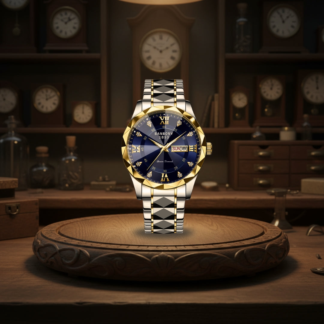 Sean | Stainless Steel Band Multifunction Watch | 40mm