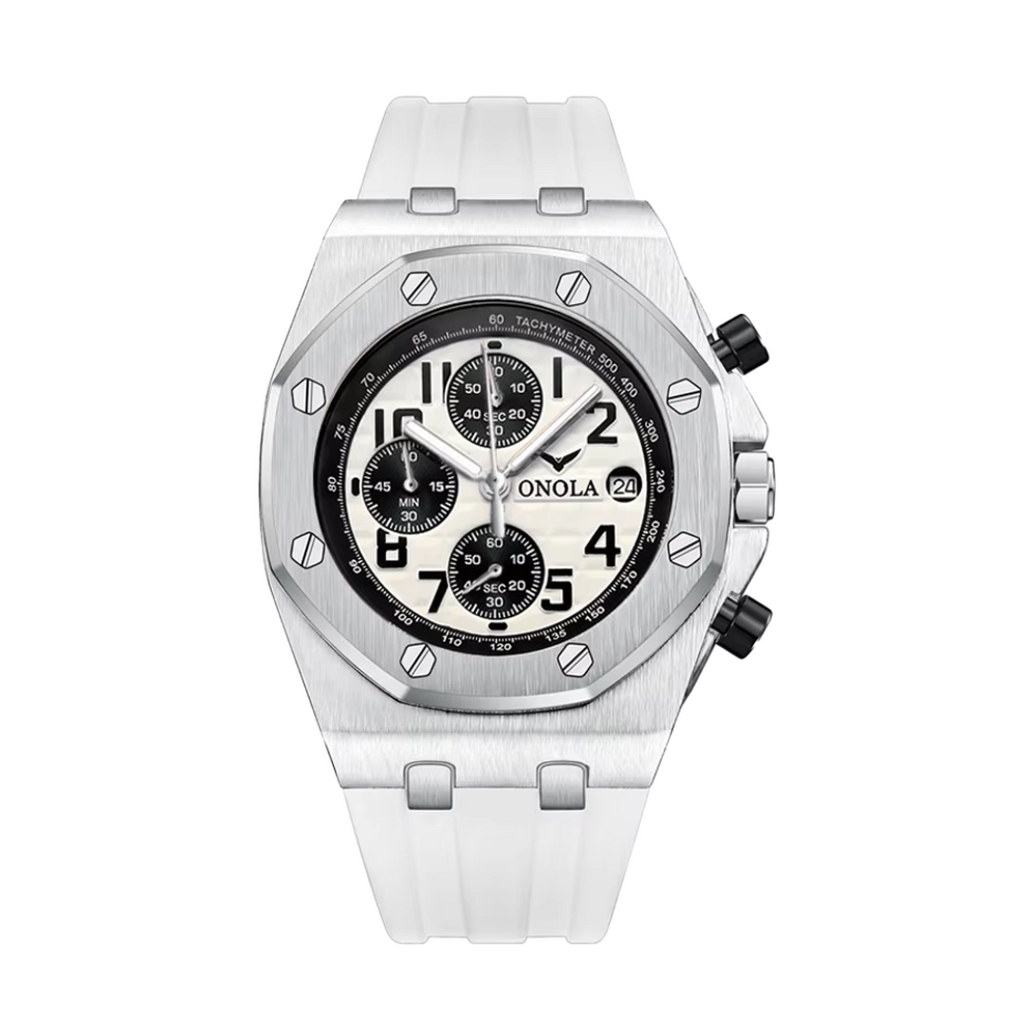 Andrei | Octagonal Bezel Chronograph Watch | 43mm