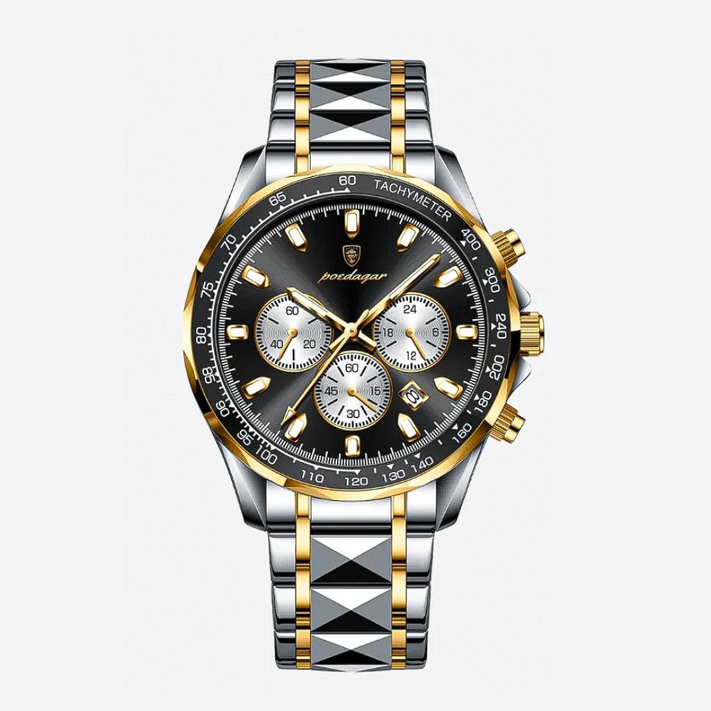 Zane | Sleek Sports Dial Statement Chrono Watch | 44.5mm