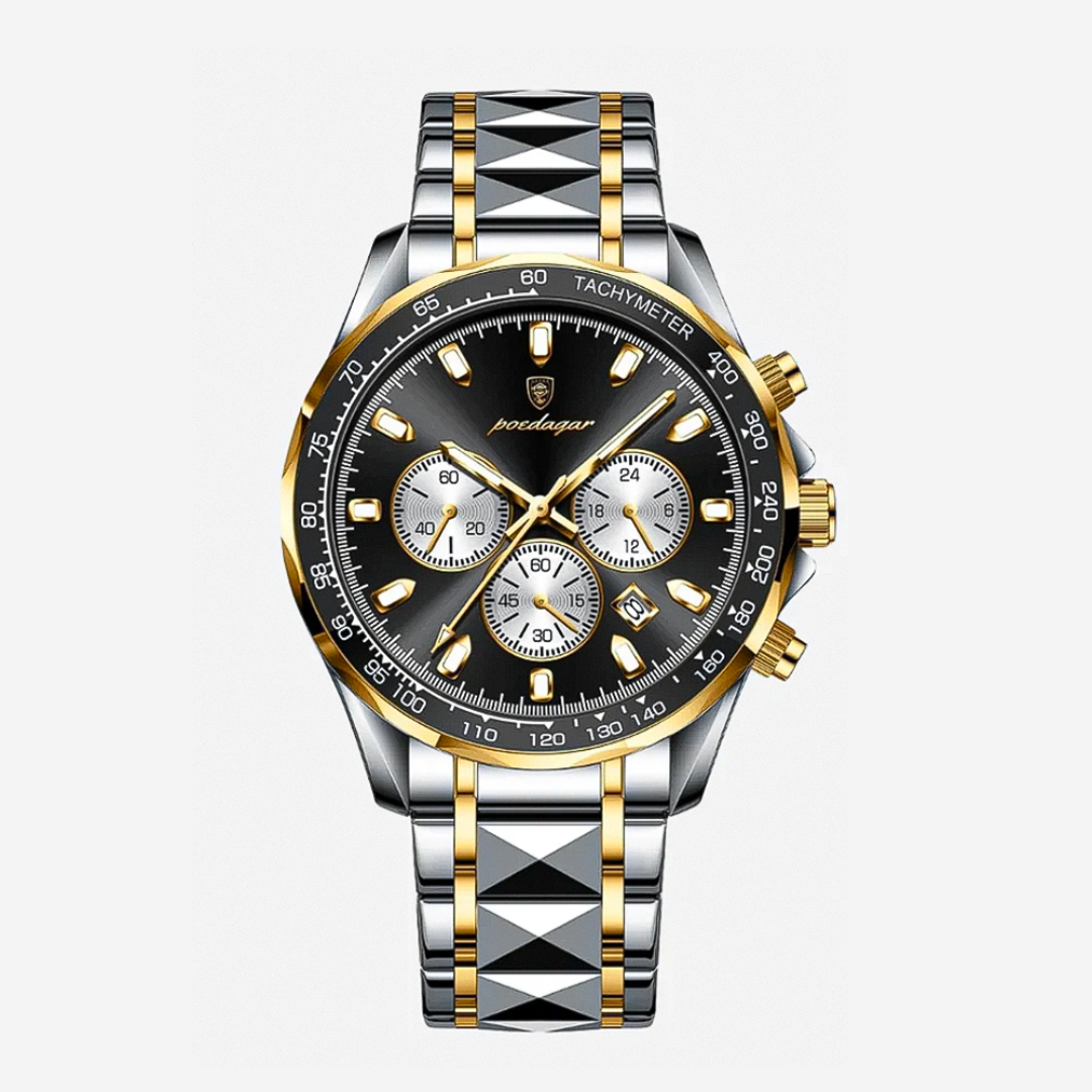 Zane | Sleek Sports Dial Statement Chrono Watch | 44.5mm