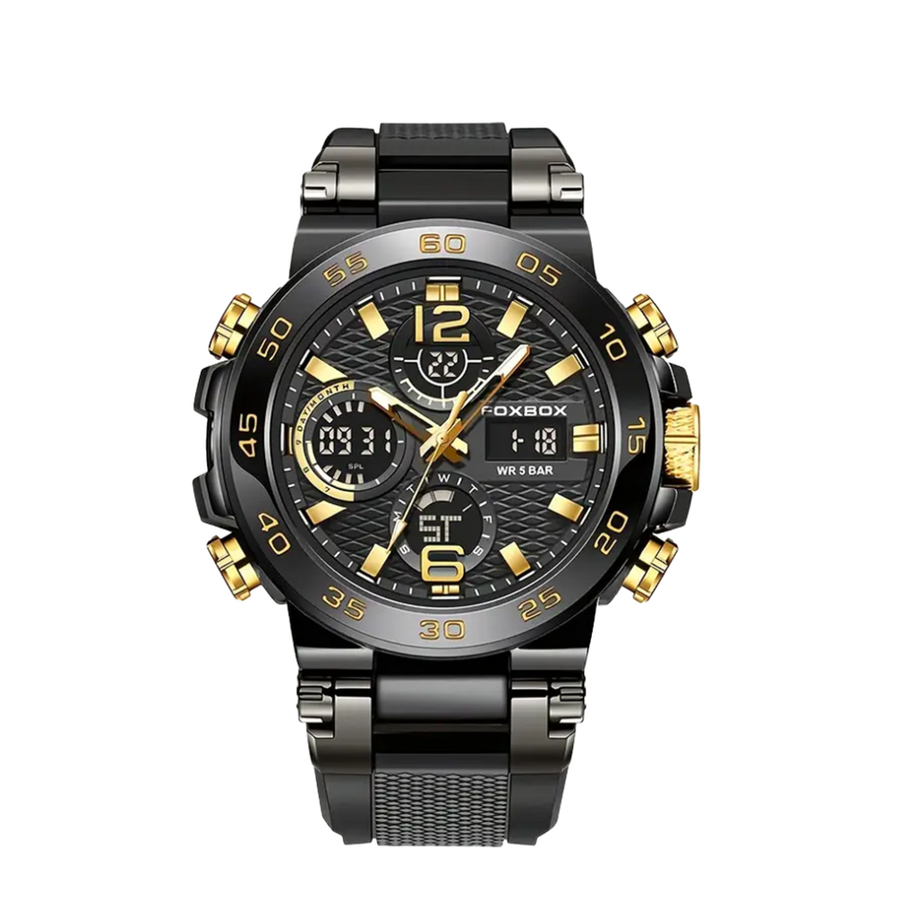 Nate | Men's Dual Display Digital Military Quartzwatch |46mm