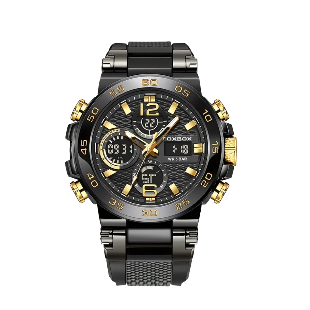 Nate | Men's Dual Display Digital Military Quartzwatch |46mm