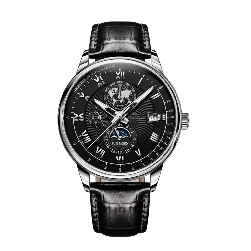 Xavier | Modern Luxury Slim Quartz Timepiece Watch | 40mm