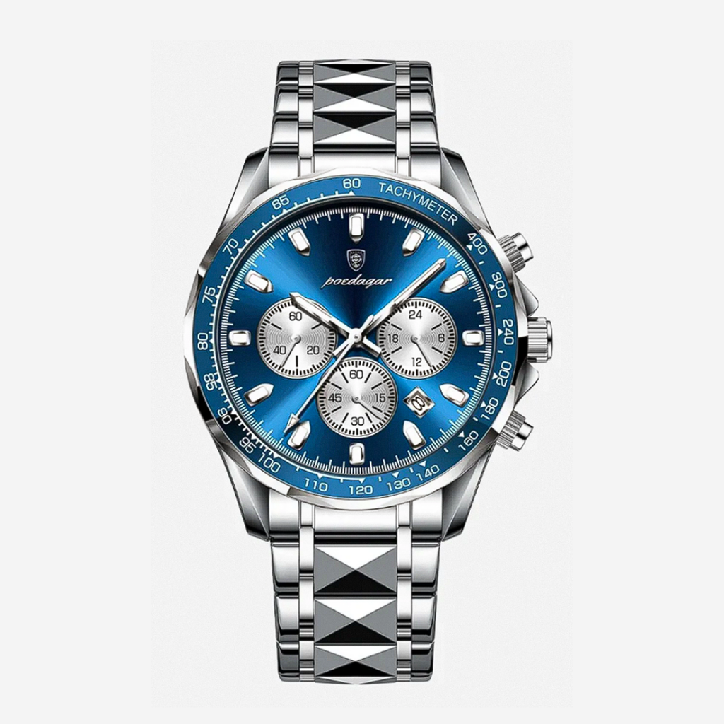 Zane | Sleek Sports Dial Statement Chrono Watch | 44.5mm
