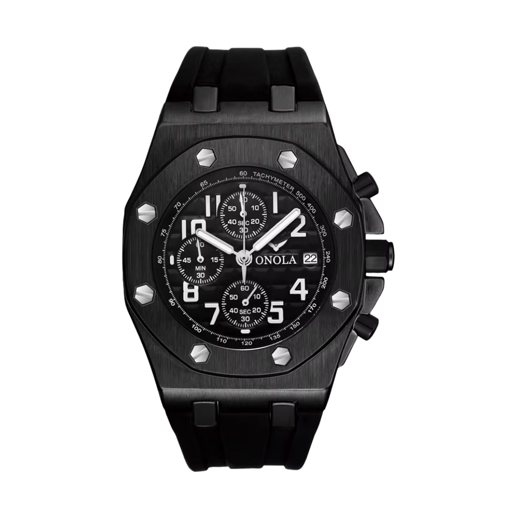 Andrei | Octagonal Bezel Chronograph Watch | 43mm