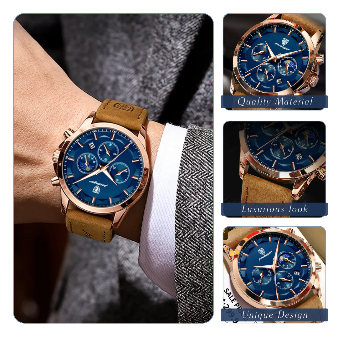 Samuel | Multifunctional Chronograph Stylish Men's Watch | 42mm