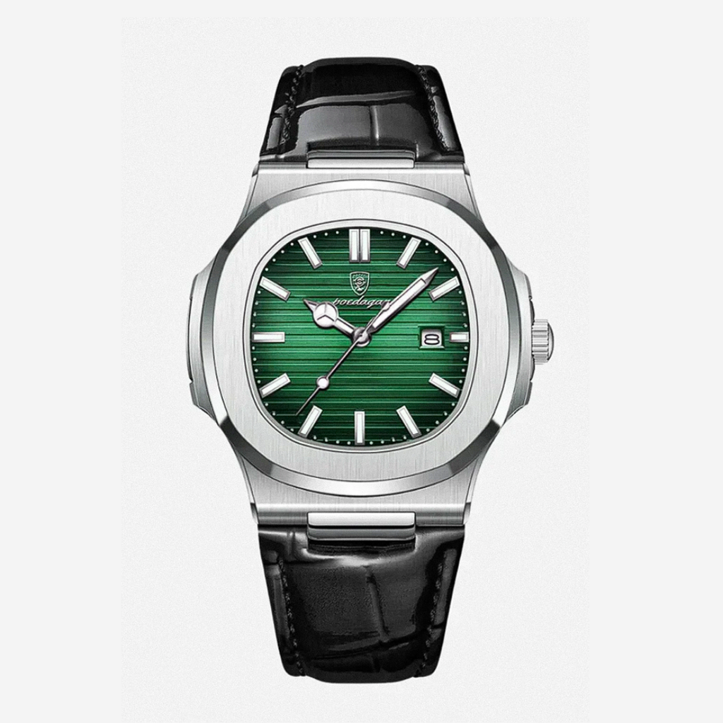 Elias | Sleek Dial Paired with a Classic Leather | 40mm