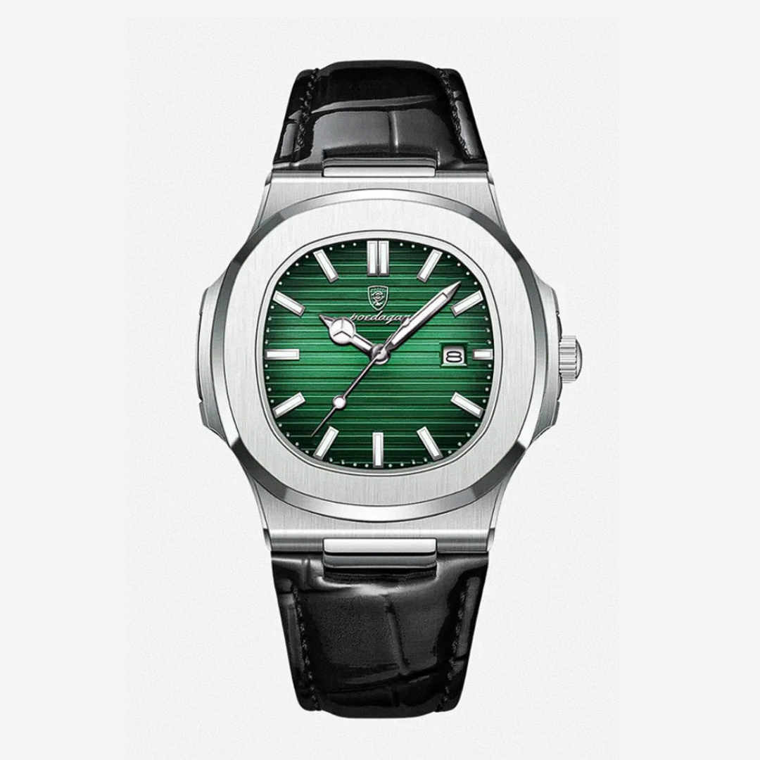 Elias | Sleek Dial Paired with a Classic Leather | 40mm