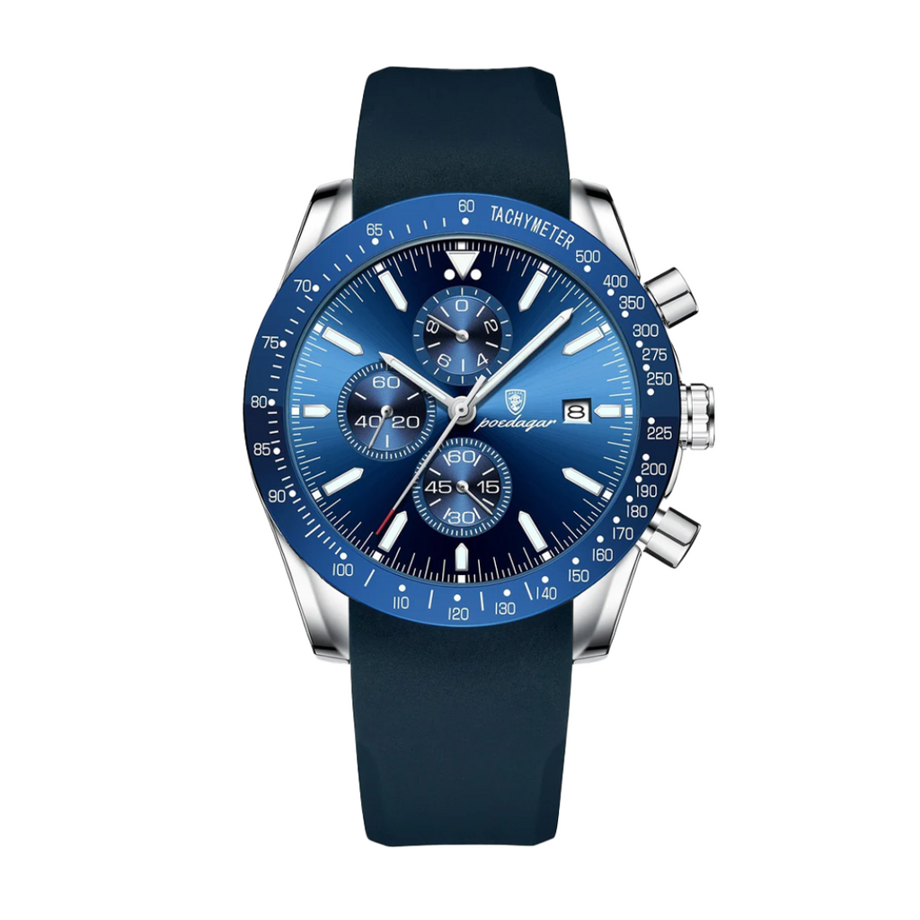 David | Stylish Men’s Chronograph with Versatile Strap Options | 44mm