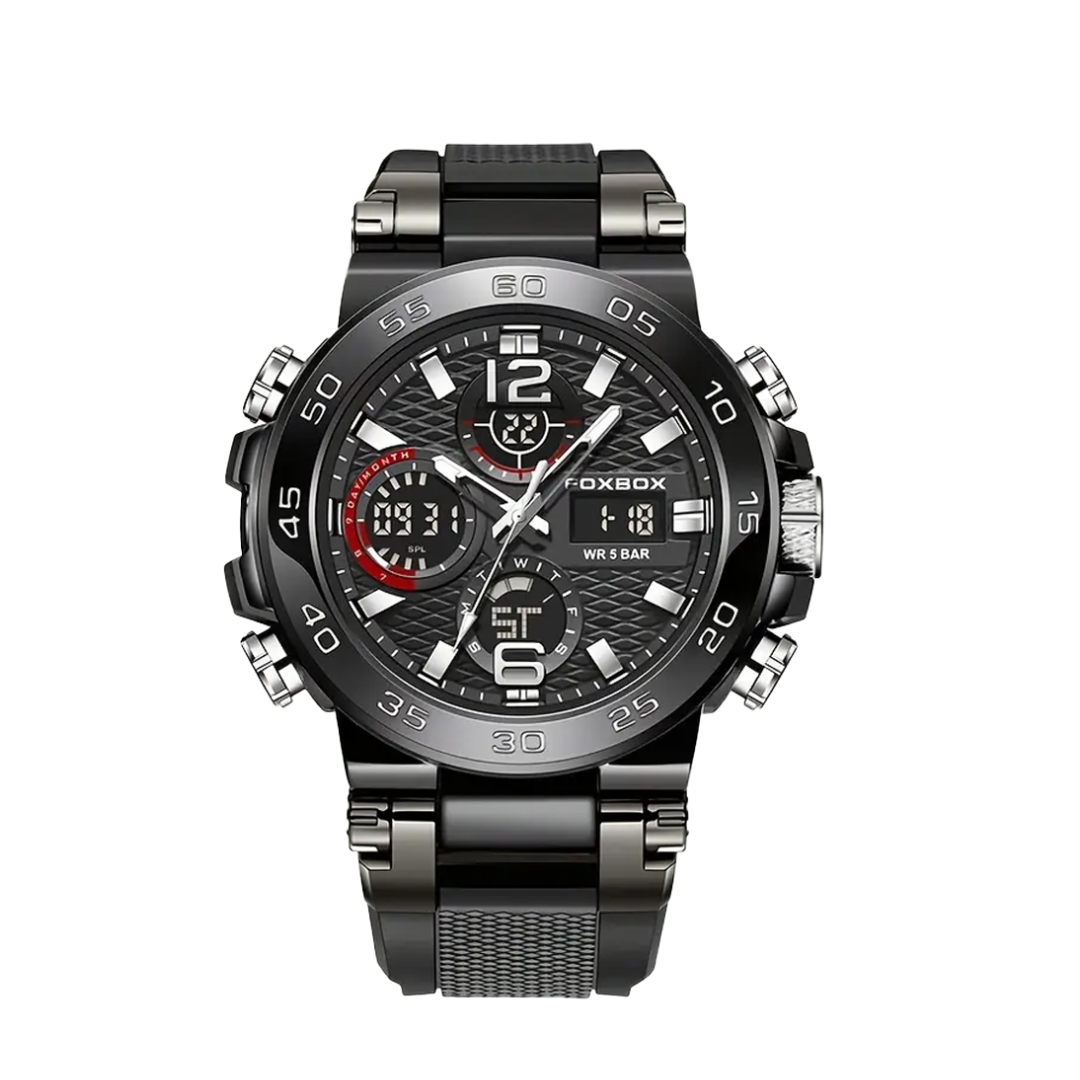 Nate | Men's Dual Display Digital Military Quartzwatch |46mm
