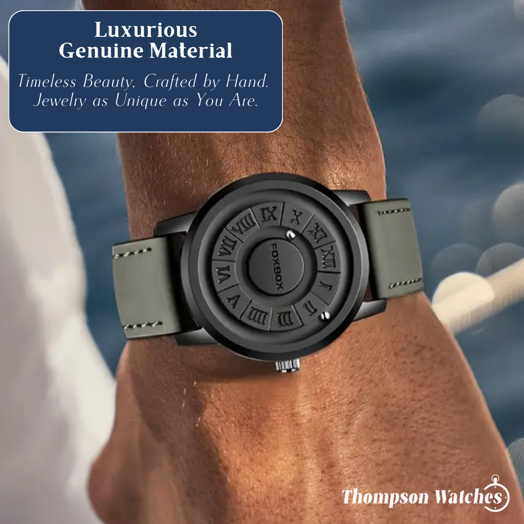 Max | Men's Stylish Black Dial Casual Wristwatch | 42mm