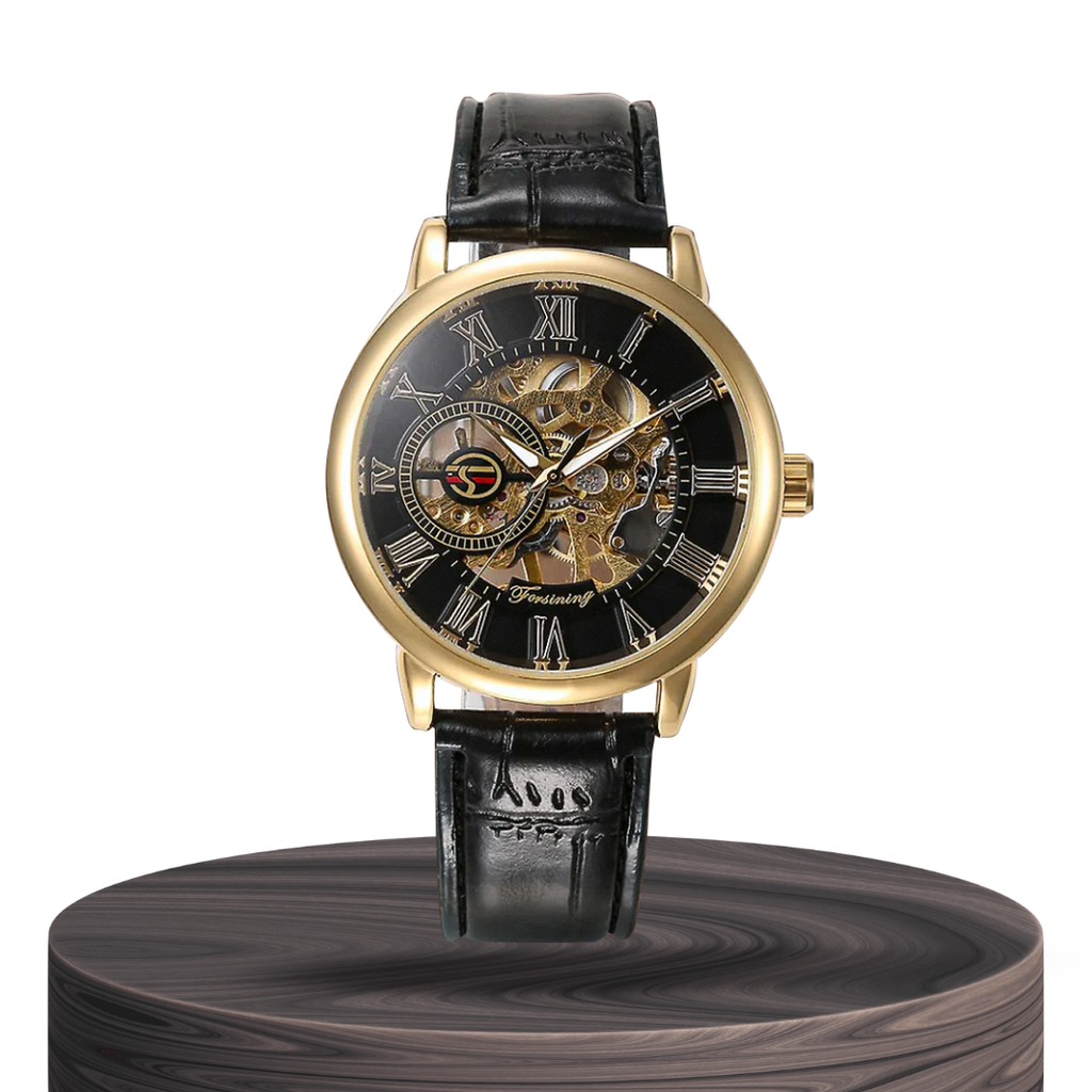 Peter | Fashionable Men's Roman Numerals Mechanical Watch | 40mm