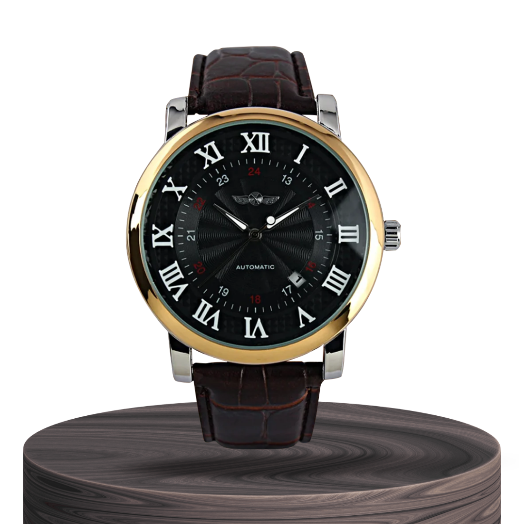 Daniel | Mechanical Classic Men’s Roman Numerals Watch | 45mm