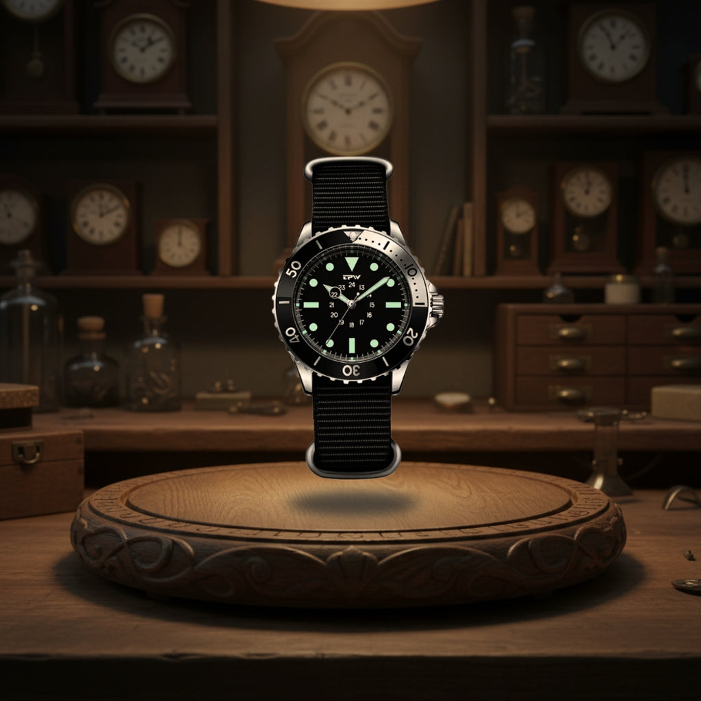 Robert | Classic Timepiece with Luminous Markers | 41mm