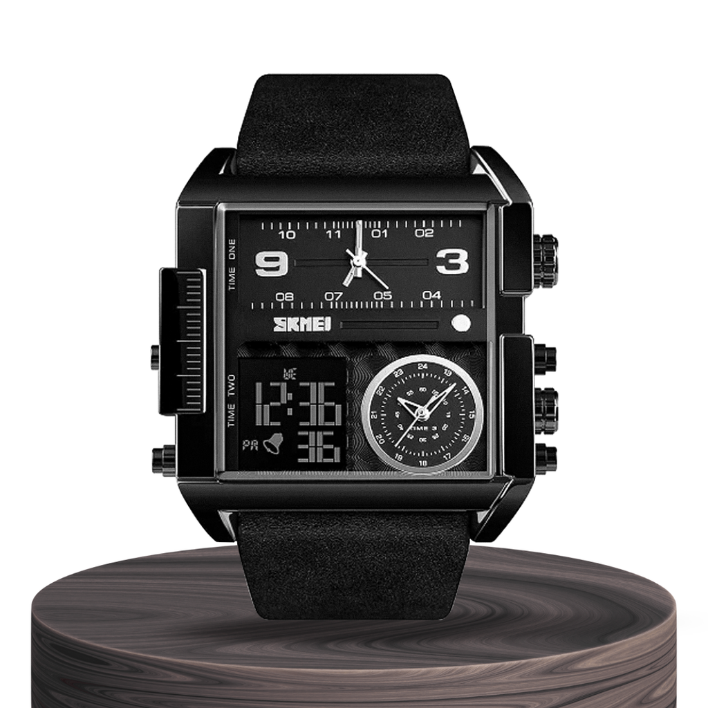 Alex | Men's Double Calendar Quartz Wristwatch | 51mm