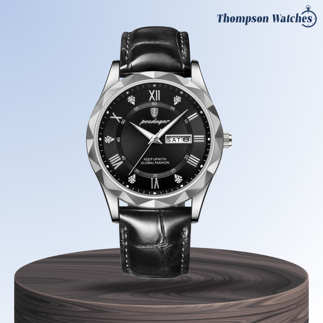 Levi | Men's Quartz Watch with Date and Day Display | 41mm