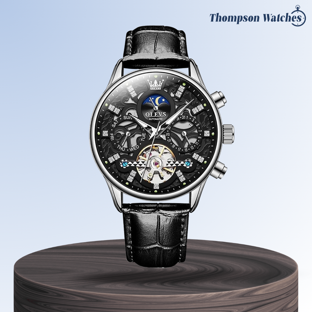 Emmett | Automatic Mechanical Watch with Leather Strap | 40mm