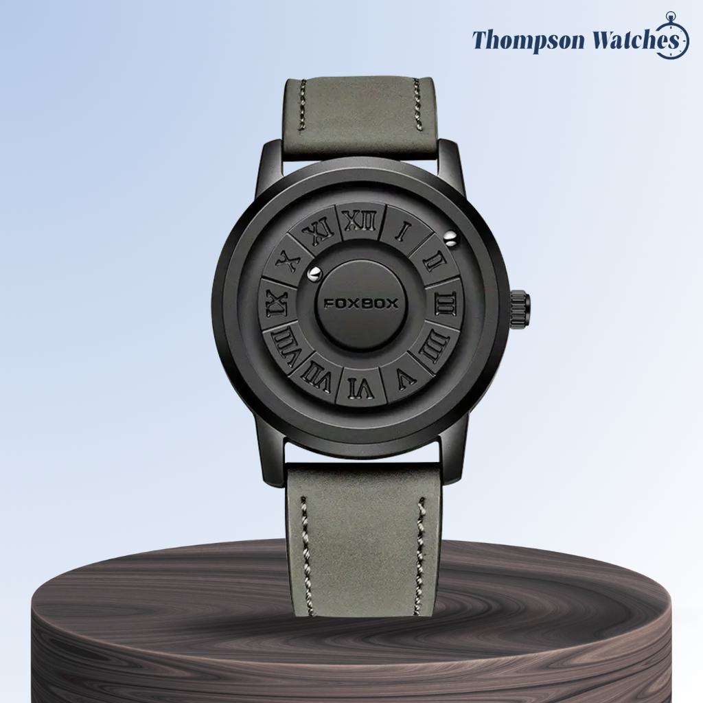 Max | Men's Stylish Black Dial Casual Wristwatch | 42mm