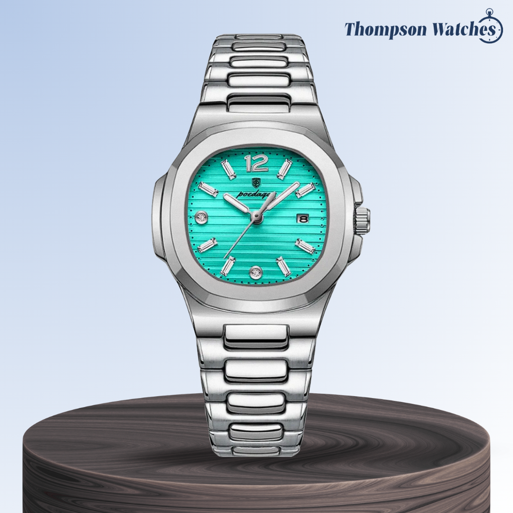 Evan | Refined Dial Detailing Sleek Integrated Steel Design Watch | 31mm