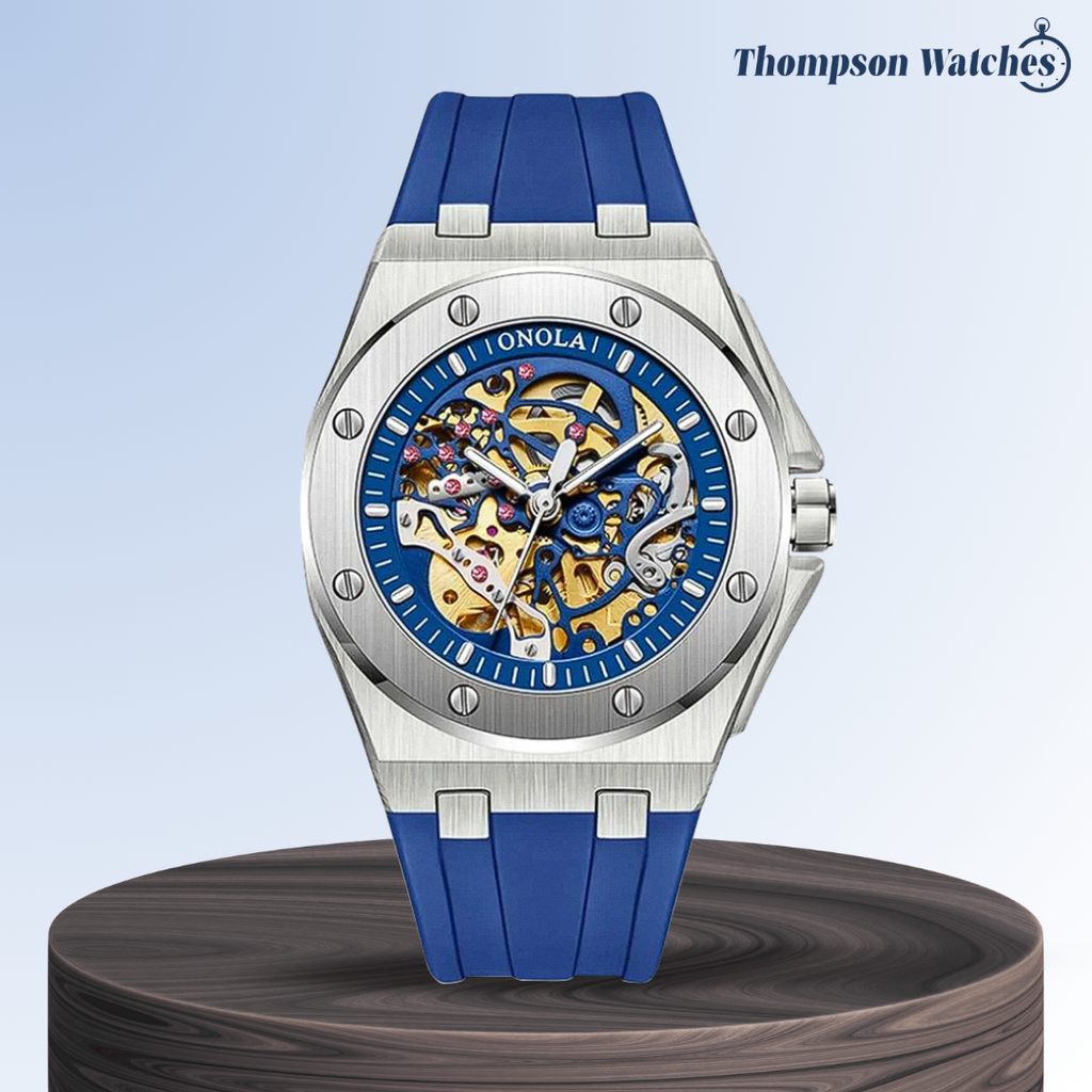 Zayden | Sporty Modern Eye-Catching Skeleton Watch | 52mm