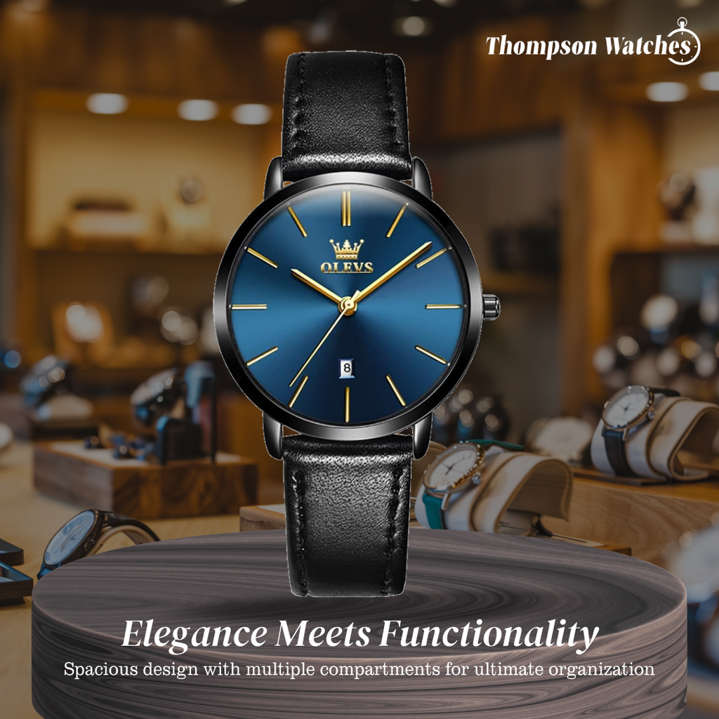 Finn | Cruise Leather Date Watch | 40mm