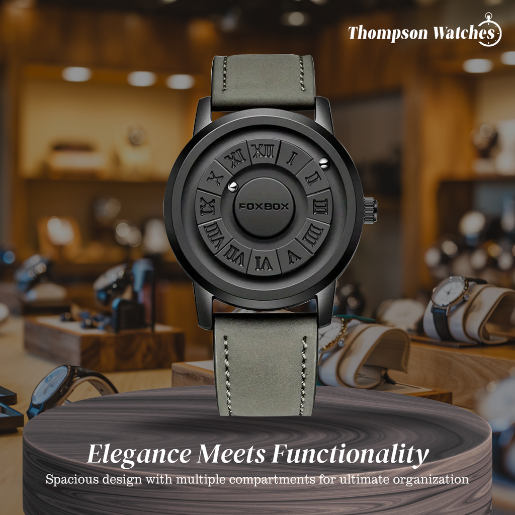 Max | Men's Stylish Black Dial Casual Wristwatch | 42mm