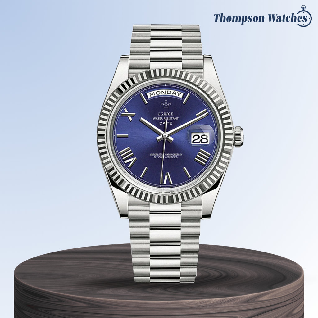 Frederick | Sharp Lines and Classic Day-Date Styling Watch | 40mm