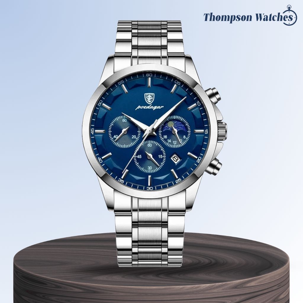 Adrian | Multi-Dial Elegance Classic Watch | 42mm