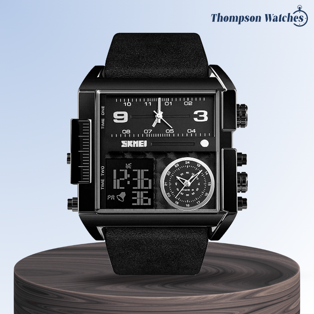 Alex | Men's Double Calendar Quartz Wristwatch | 51mm