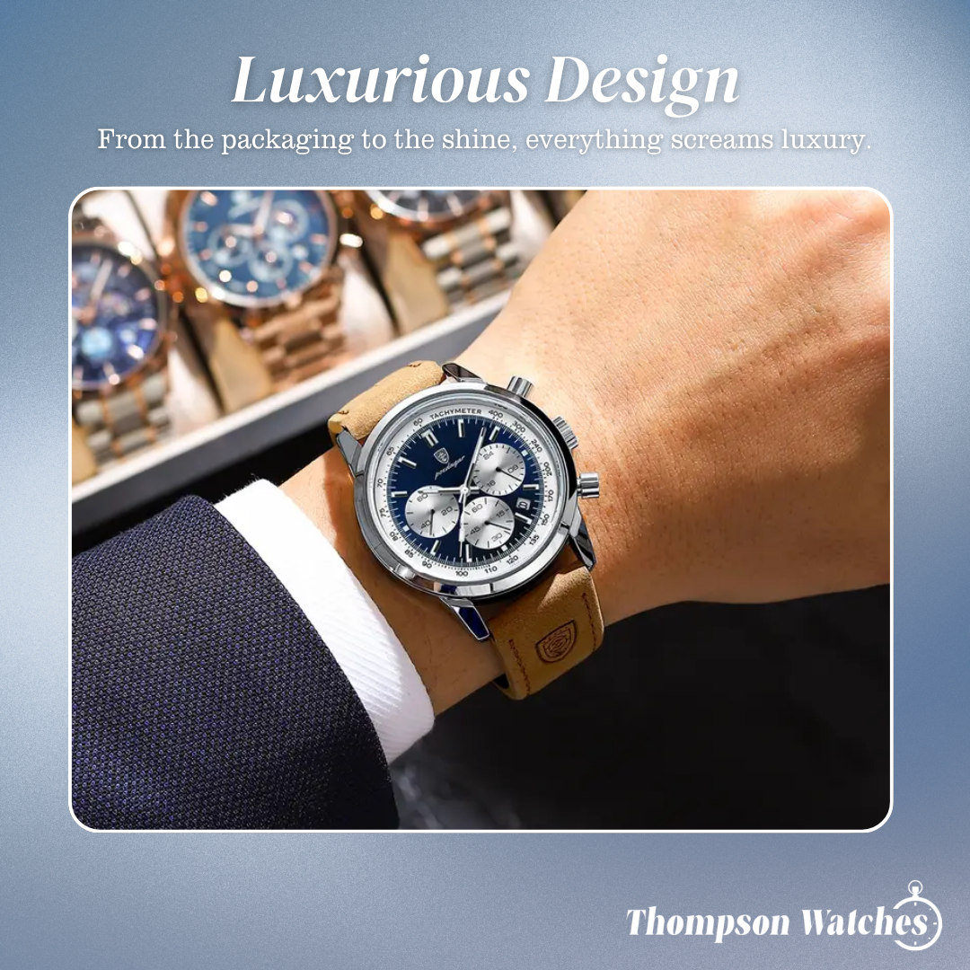 Evan | Men's Luxury  Chronograph Watch | 41mm