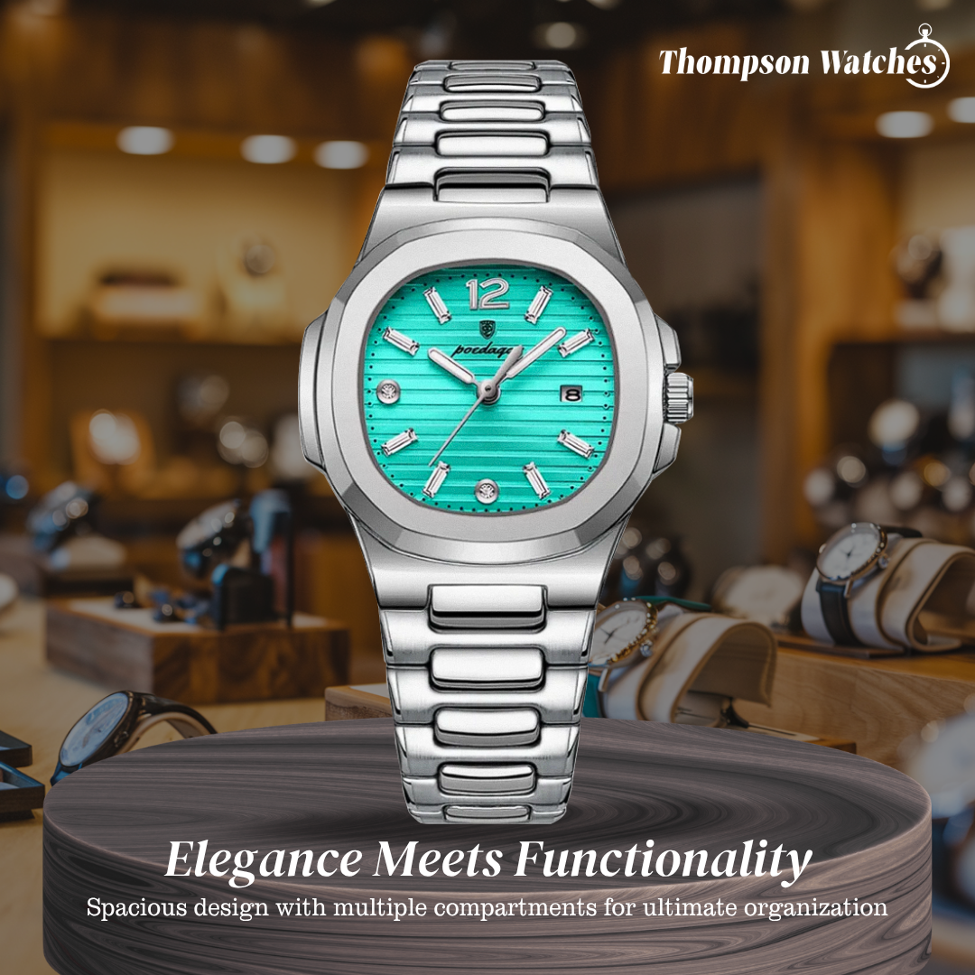 Evan | Refined Dial Detailing Sleek Integrated Steel Design Watch | 31mm