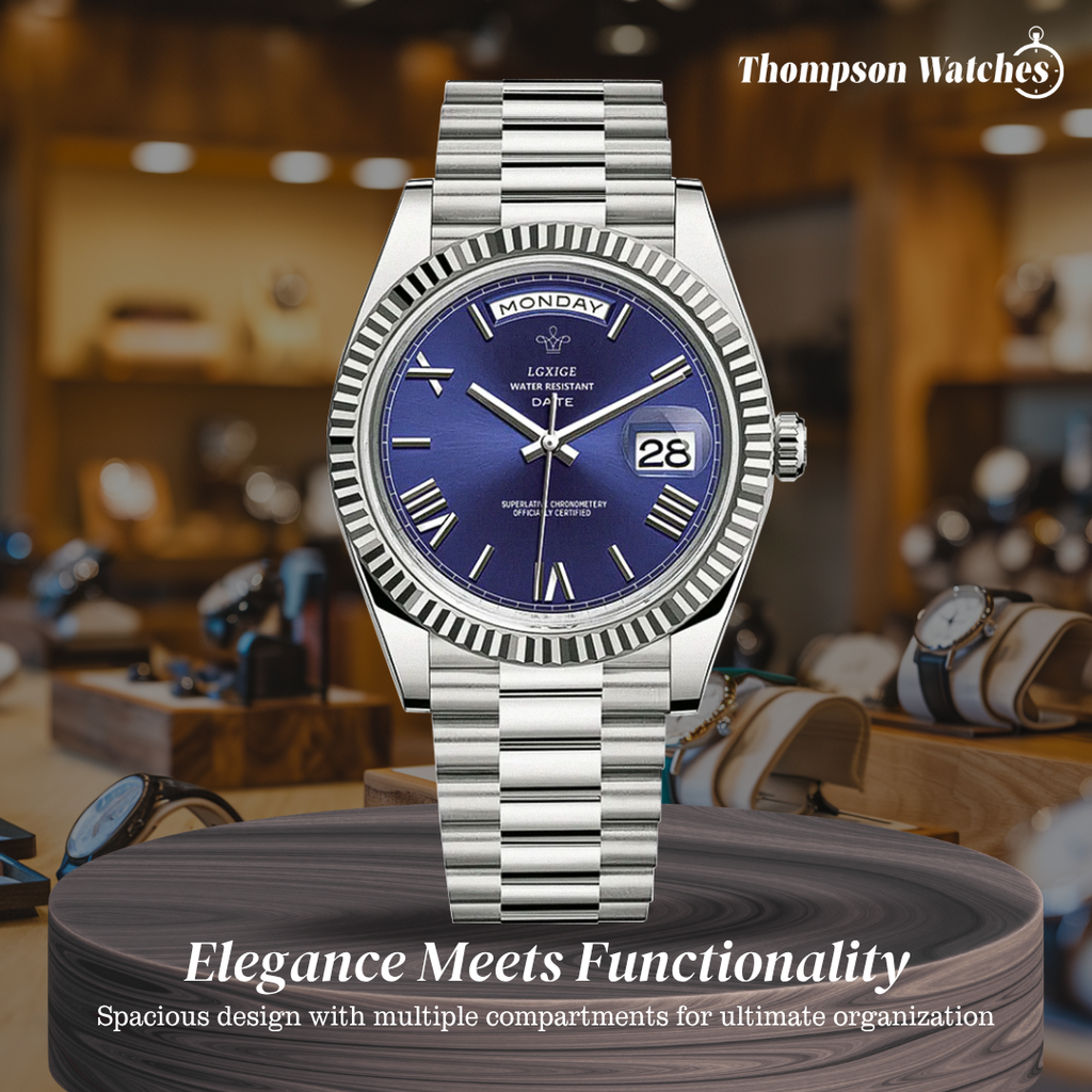 Frederick | Sharp Lines and Classic Day-Date Styling Watch | 40mm