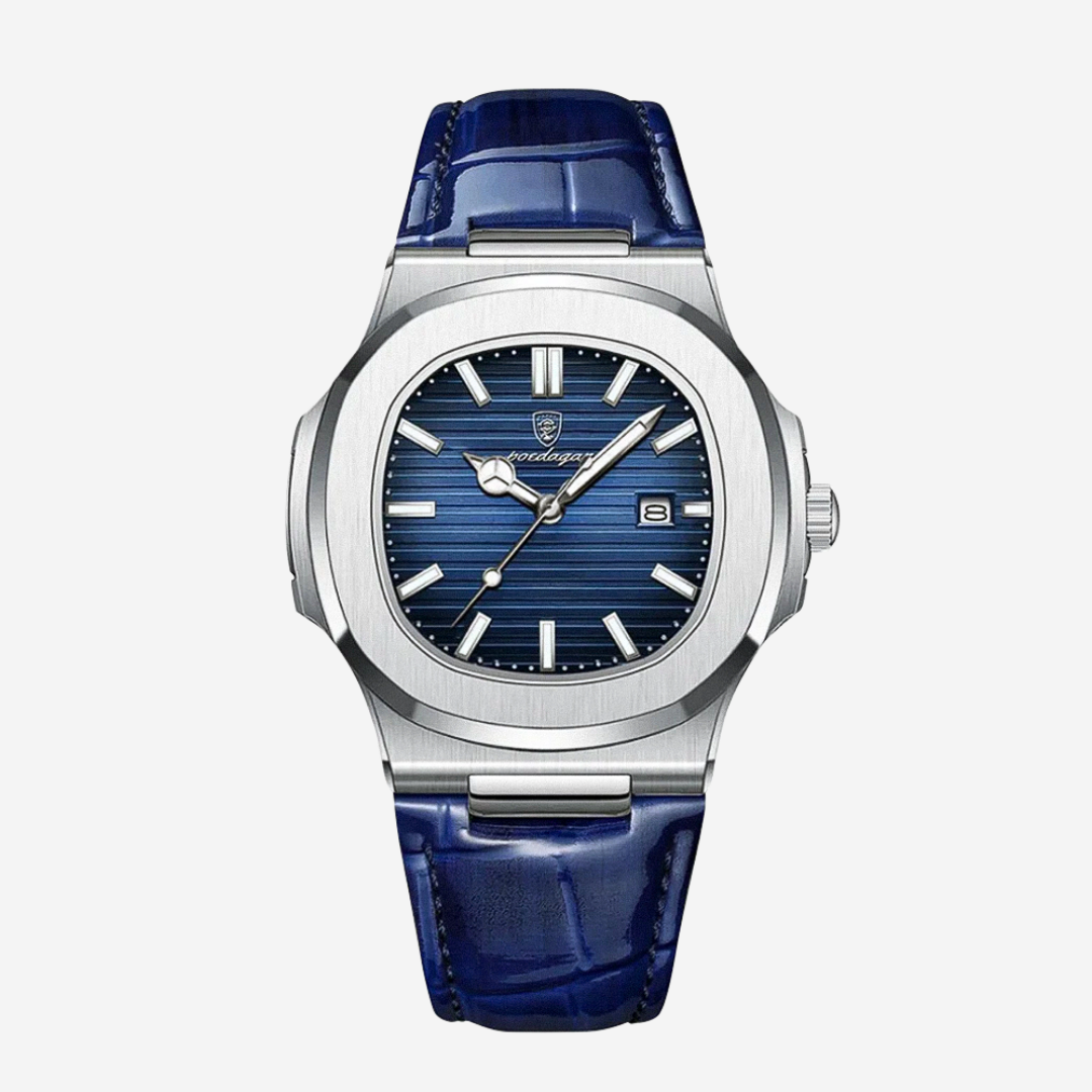 Elias | Sleek Dial Paired with a Classic Leather | 40mm