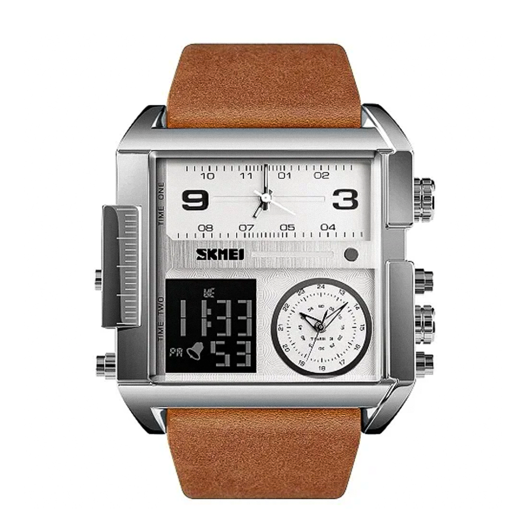 Alex | Men's Double Calendar Quartz Wristwatch | 51mm