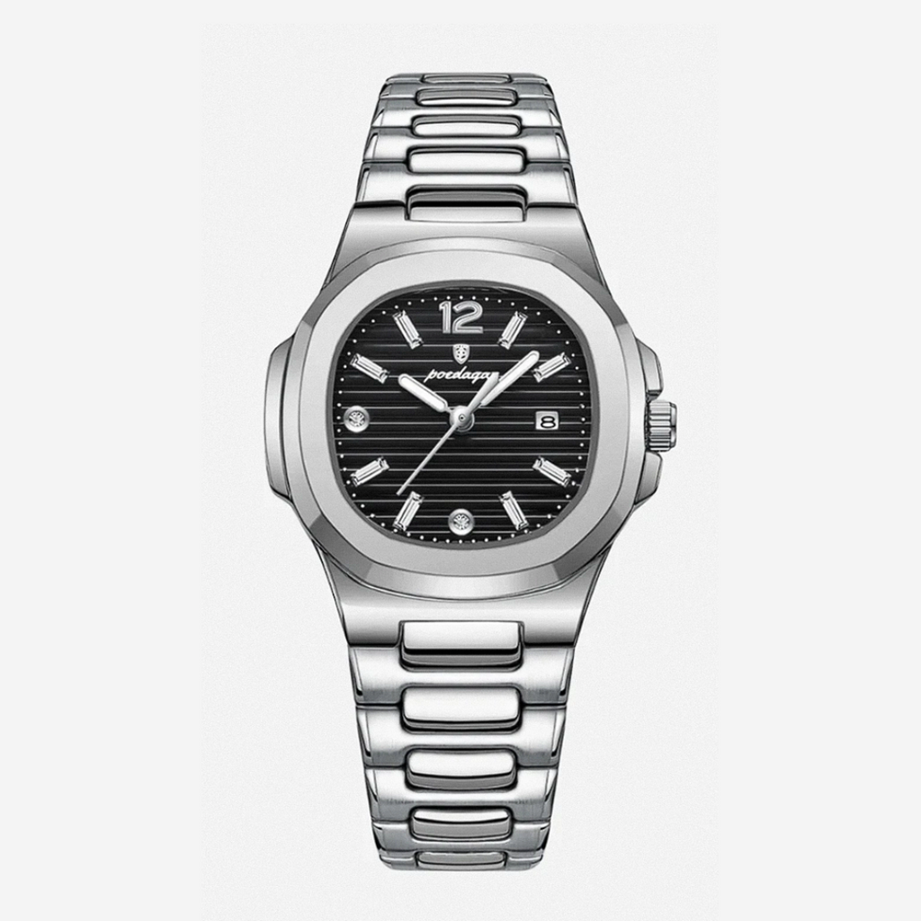 Evan | Refined Dial Detailing Sleek Integrated Steel Design Watch | 31mm