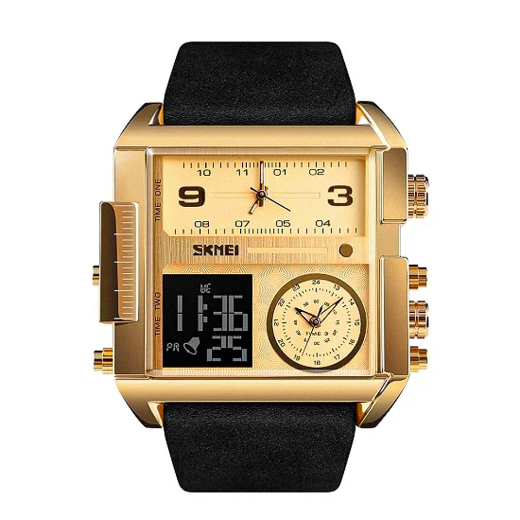 Alex | Men's Double Calendar Quartz Wristwatch | 51mm