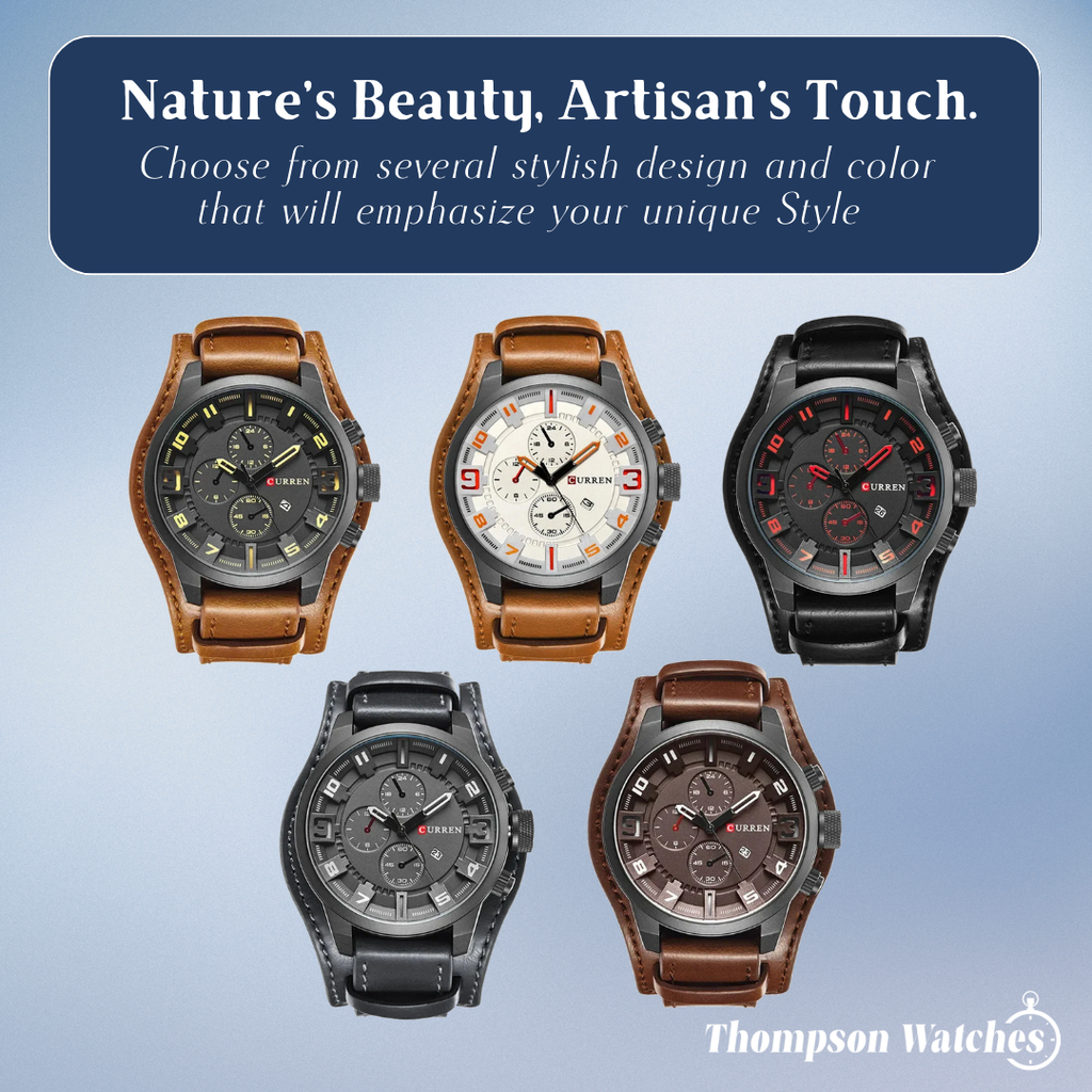 Thadeus | Sporty Men’s Chronograph Watch | 46mm