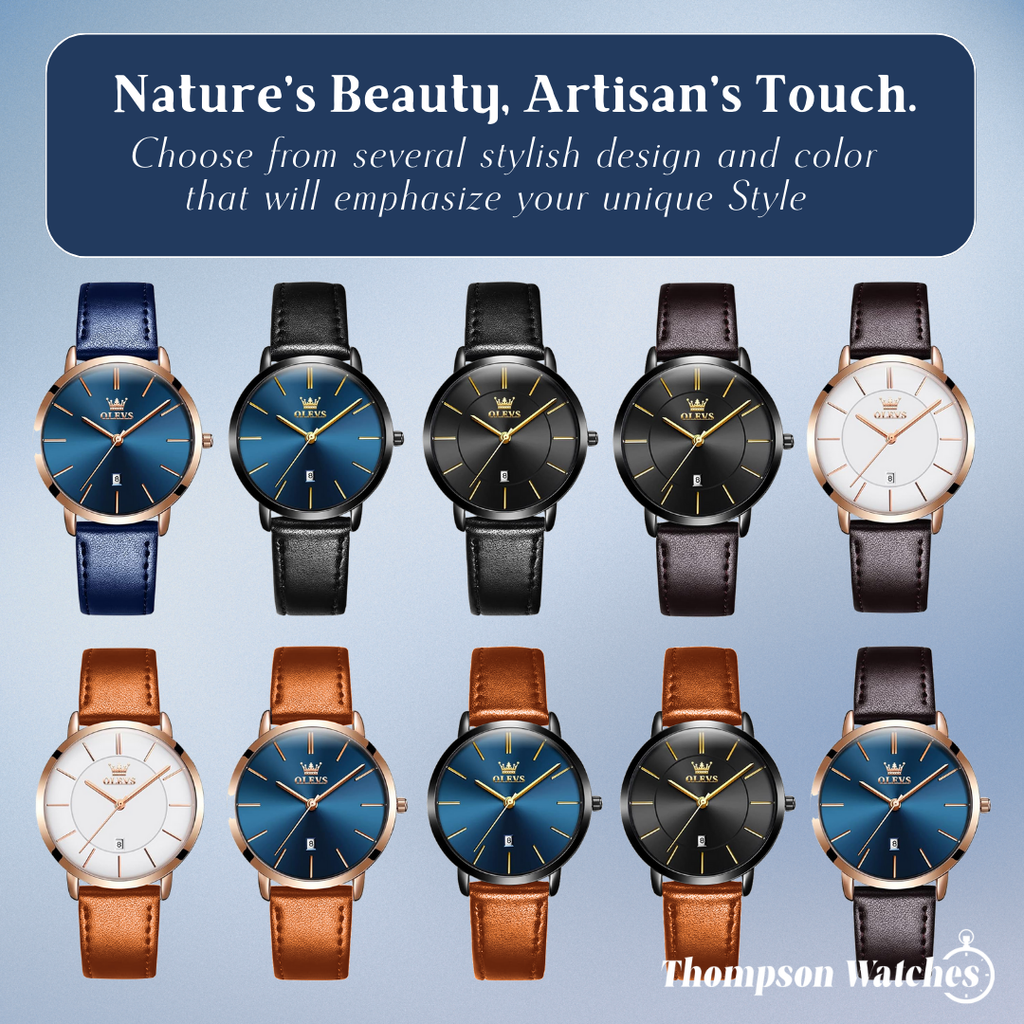 Finn | Cruise Leather Date Watch | 40mm