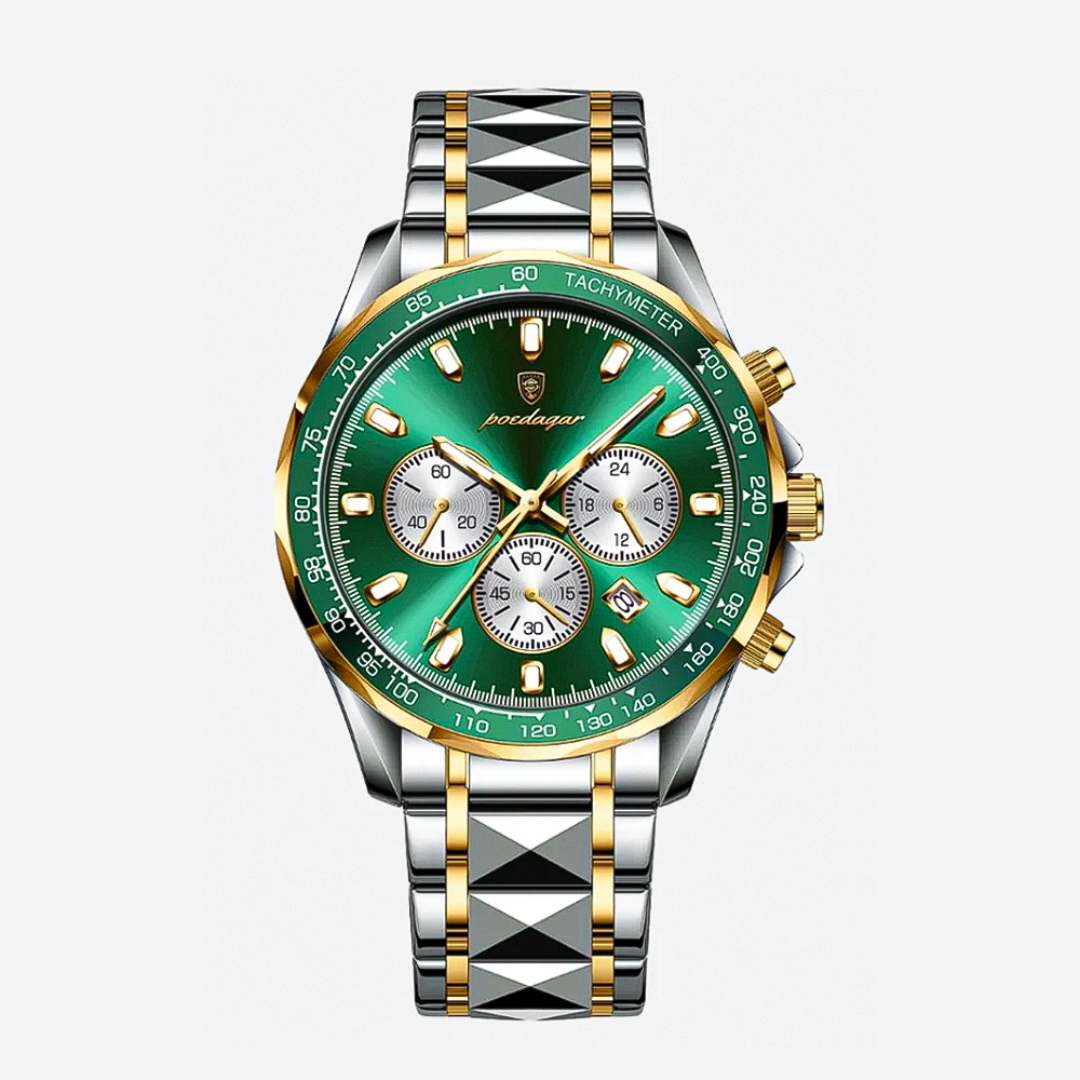 Zane | Sleek Sports Dial Statement Chrono Watch | 44.5mm