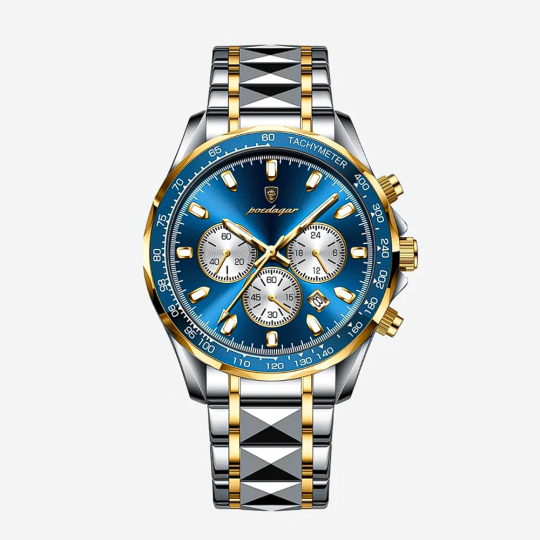 Zane | Sleek Sports Dial Statement Chrono Watch | 44.5mm
