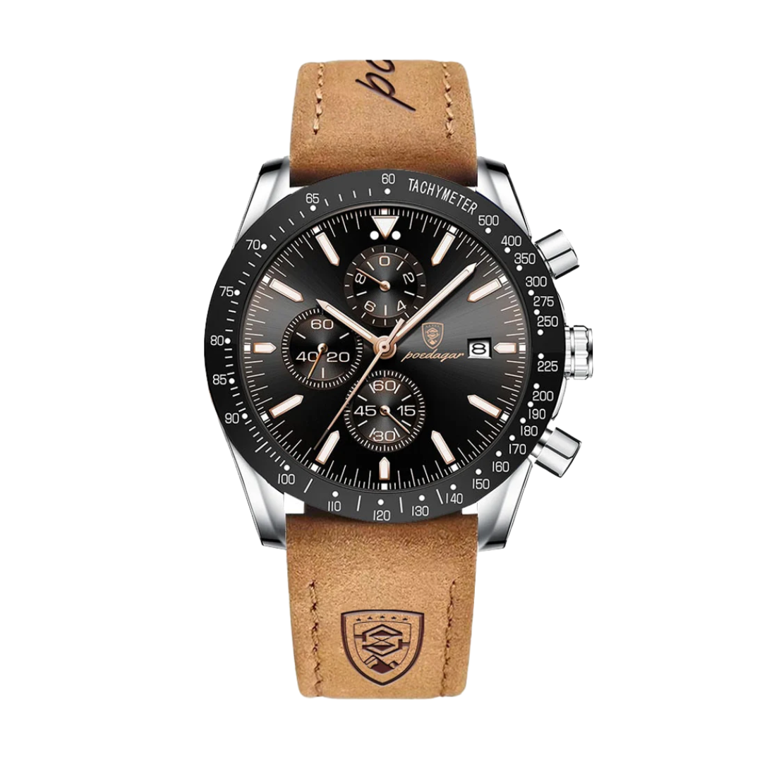 David | Stylish Men’s Chronograph with Versatile Strap Options | 44mm