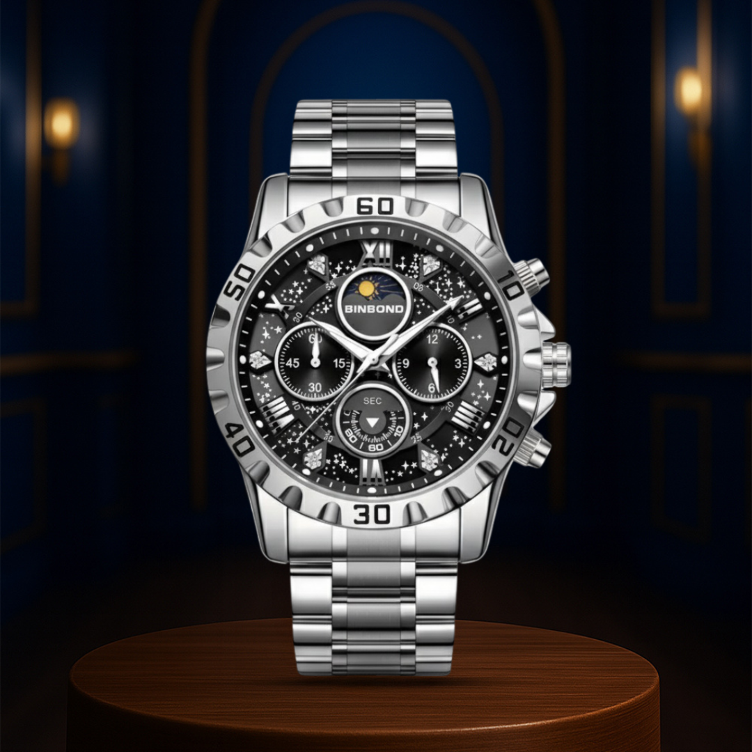 Liam | Precision Chrono | Stainless Steel Watch | 43.9 mm