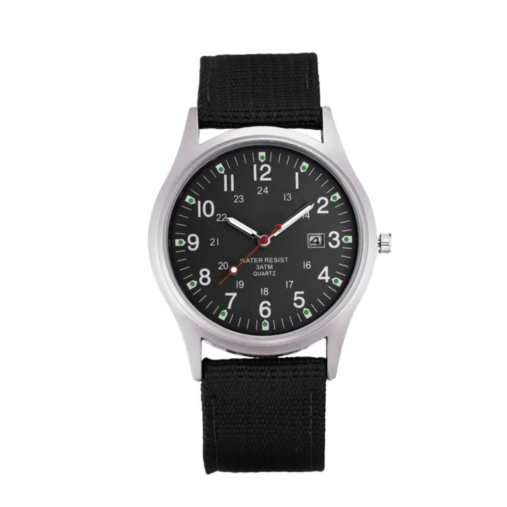 Mateo | Rugged Field Watch with Durable Canvas Strap | 40mm