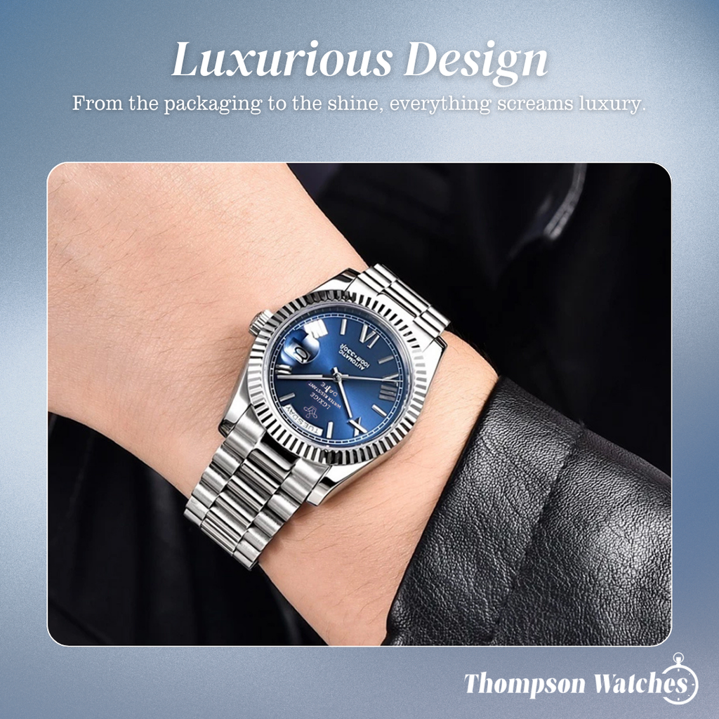 Frederick | Sharp Lines and Classic Day-Date Styling Watch | 40mm