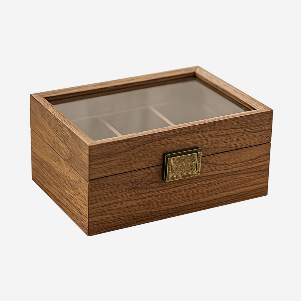 Marcellus | Octagonal Wooden Watch & Jewelry Display Case