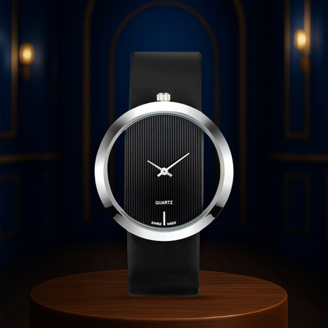 Kelly | Transparent Dial Quartz Watch| 40 mm