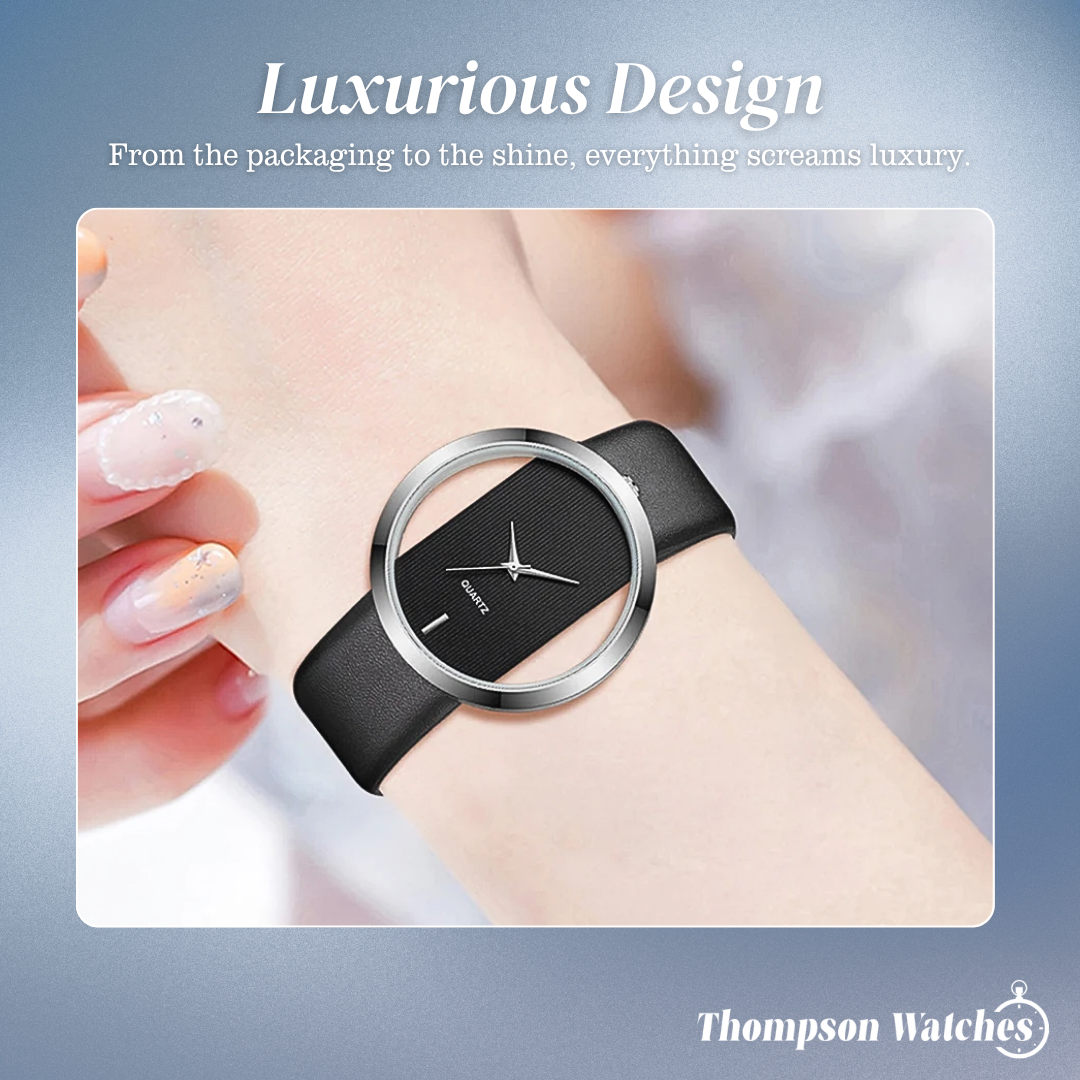 Kelly | Transparent Dial Quartz Watch| 40 mm