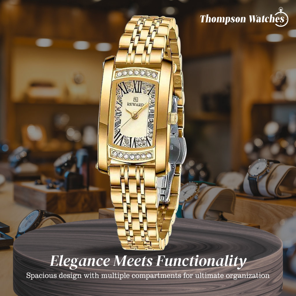 Adeline | Elegant Timepiece with Sparkling Crystal Watch | 36mm