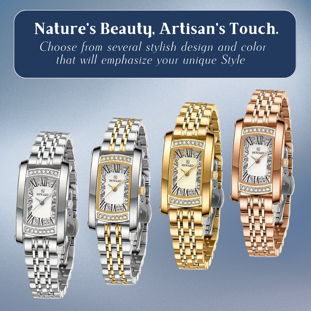 Adeline | Elegant Timepiece with Sparkling Crystal Watch | 36mm