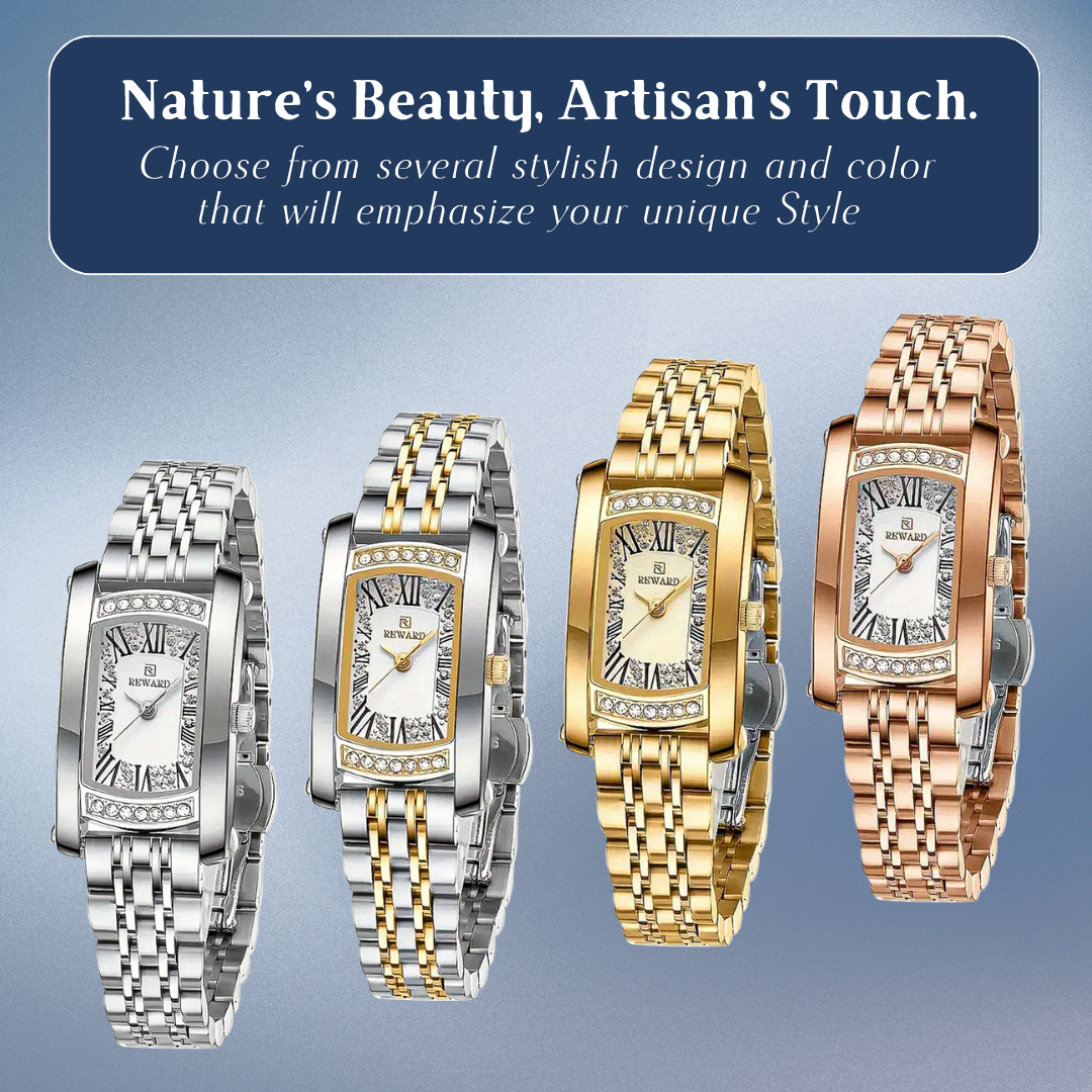 Adeline | Elegant Timepiece with Sparkling Crystal Watch | 36mm